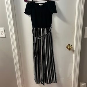 Jumpsuits, black and white, size XS